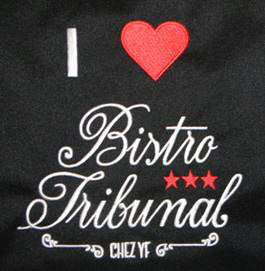 Keukenschort I love Bistro Tribunal